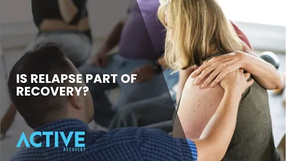 A woman in a sober companion recovery center having a relapse and being comforted by other people