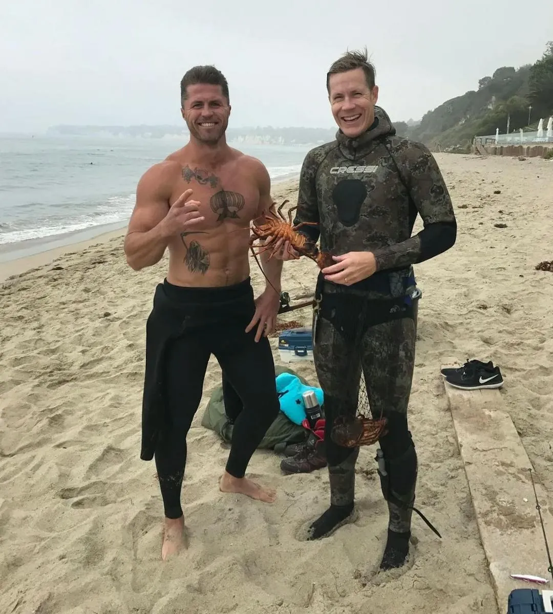 Taylor sober coaching client on beach