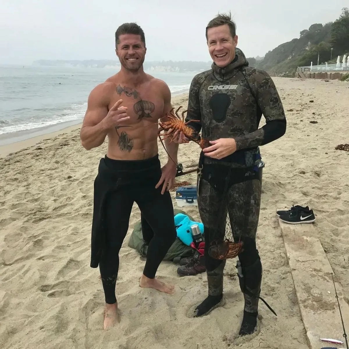 Taylor sober coaching client on beach